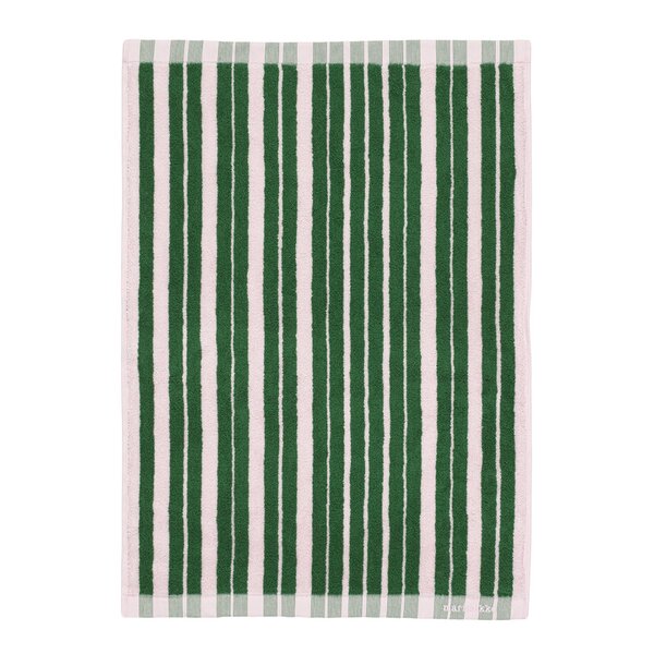 Raide håndkle 50x70 cm grønn/rosa