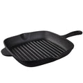 Cast iron grillpanne firkantet 2,2L svart