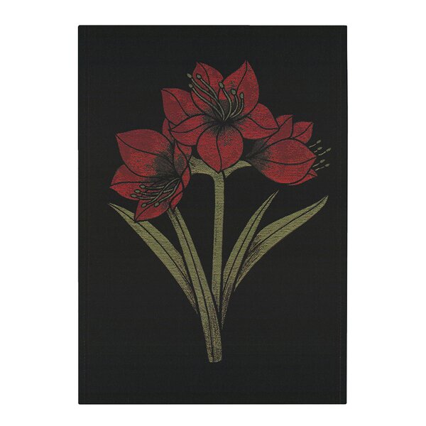 Kapamaryllis håndkle 35x50 cm rød