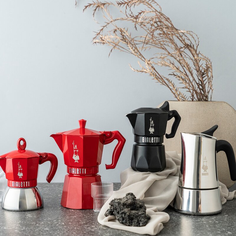 Moon Exclusive espressokanne 4 kopper 15 cl stål