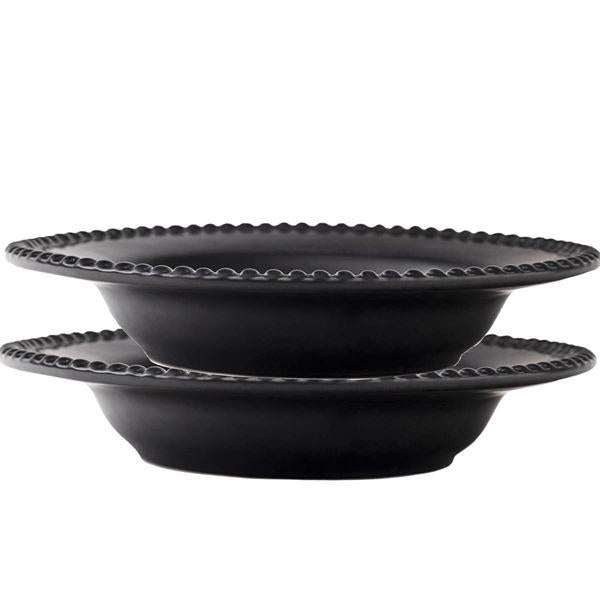 Daria suppetallerken 26 cm 2 stk ink black