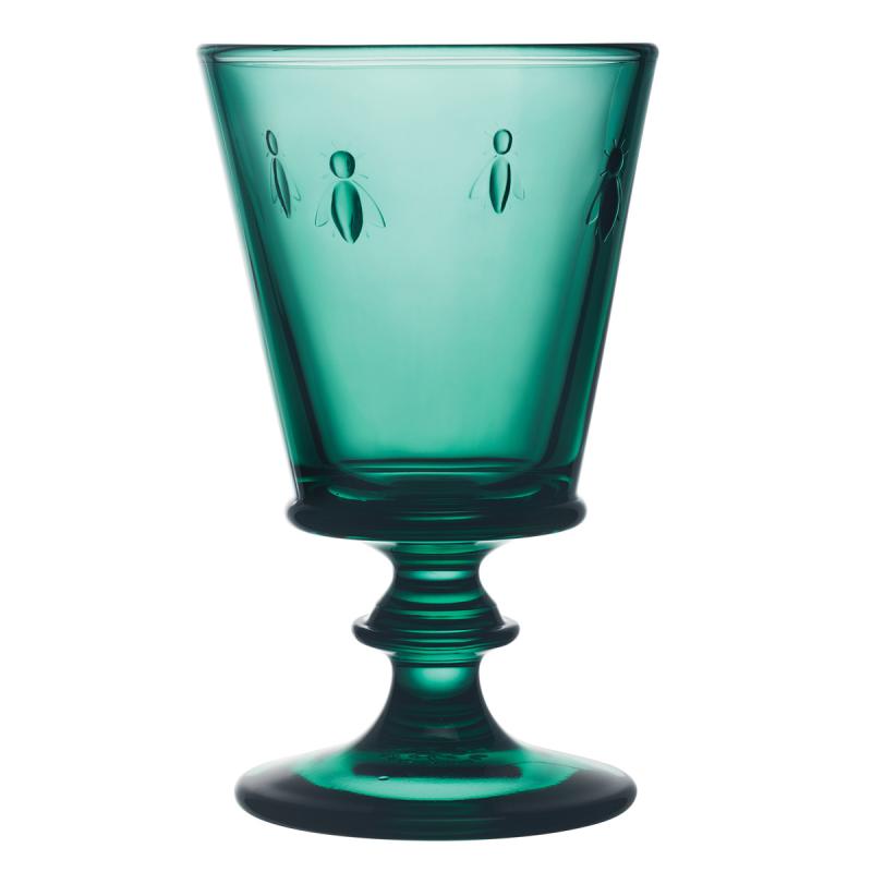 Abeille vinglass 24 cl 6 stk smaragdgrønn