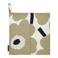 Pieni Unikko gryteklut 21,5x21,5 cm hvit/beige/mørkblå