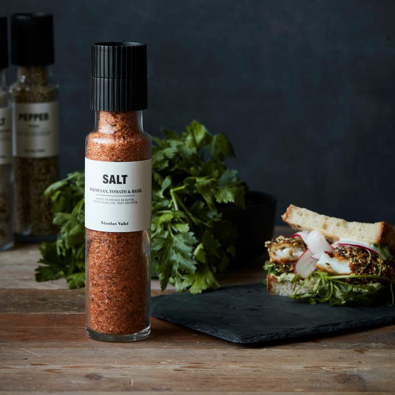 Salt parmesan/tomat/basilikum 300g