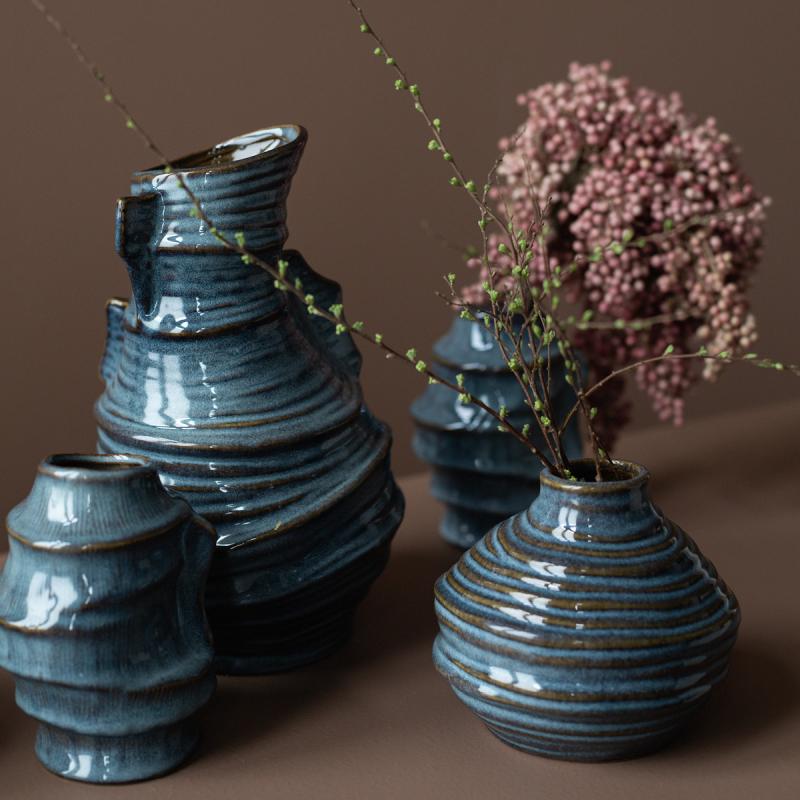 Montana vase stor blå