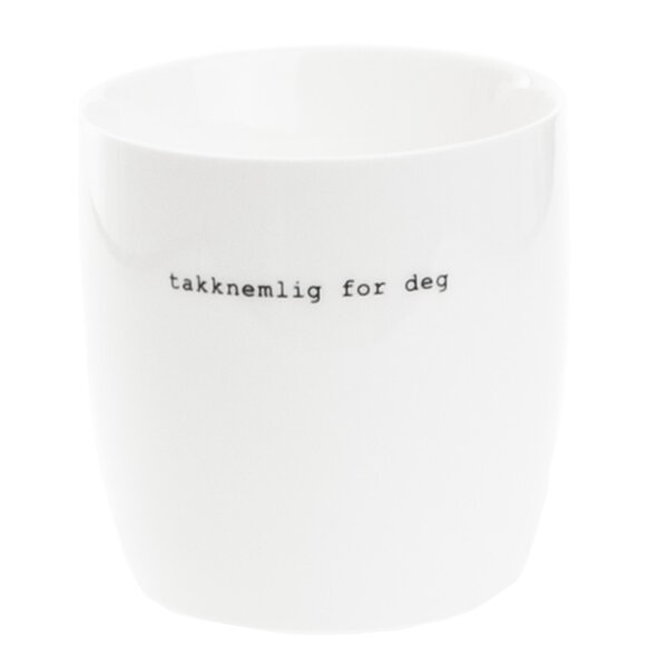 Krus takknemlig for deg 30 cl hvit
