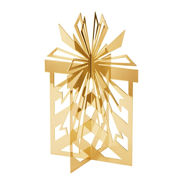 Jul 2025 ornament til bordet stor gull