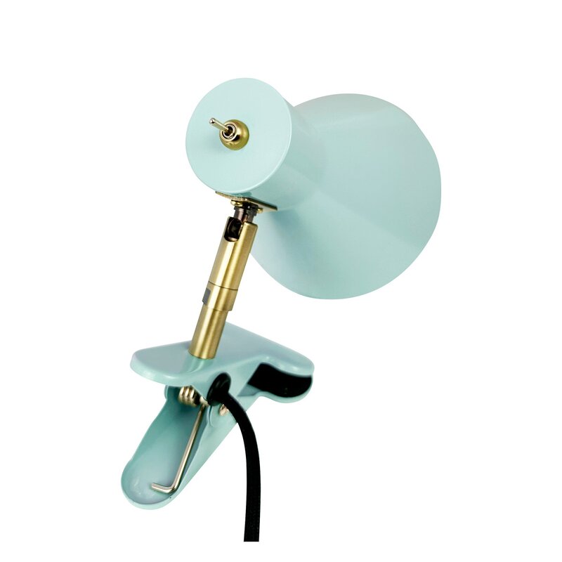 Sleep vegglampe med klemme 16 cm mint