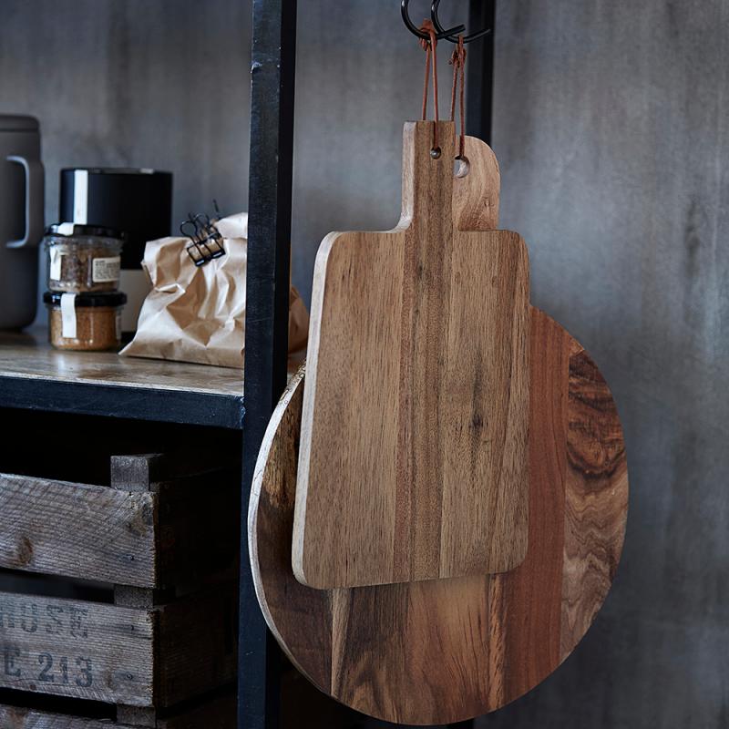 Walnut skjærebrett 42x26x1,5 cm valnøtt
