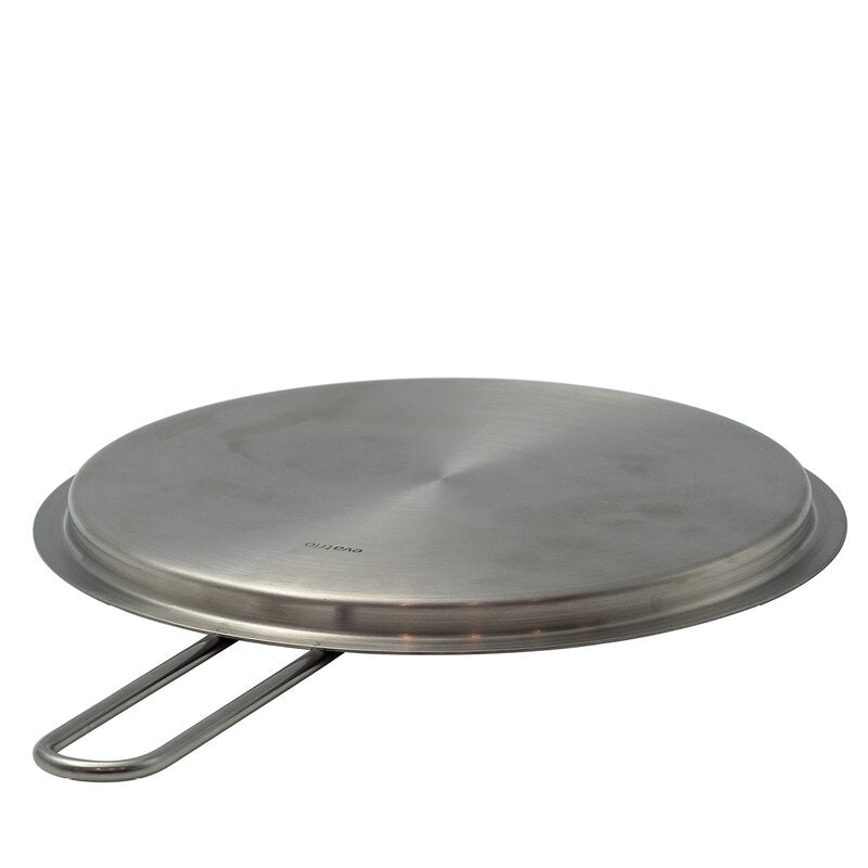 Tallerkenlokk 20 cm rustfritt stål