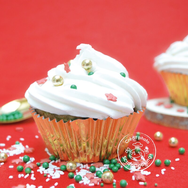 Muffinsform 48 stk gull