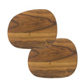 RAW Teak smørebrikker 19x14x1 cm 2 stk