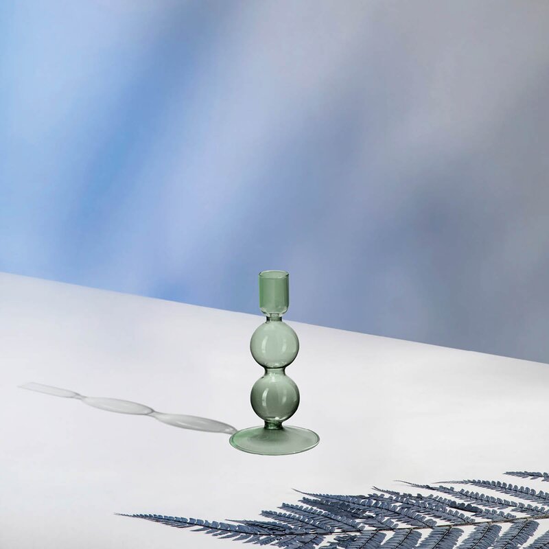 Like Home lysestake 13,5 cm sage