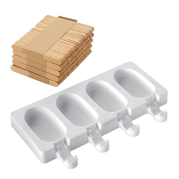 Classic silikonform mini-isformer 7,3x3,8x1,8 cm 4 stk
