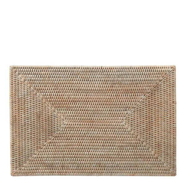 Norah dekkebrikke flettet 45x30 cm natur