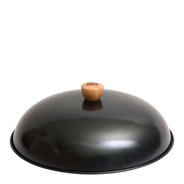 School of Wok lokk til wok 32 cm svart