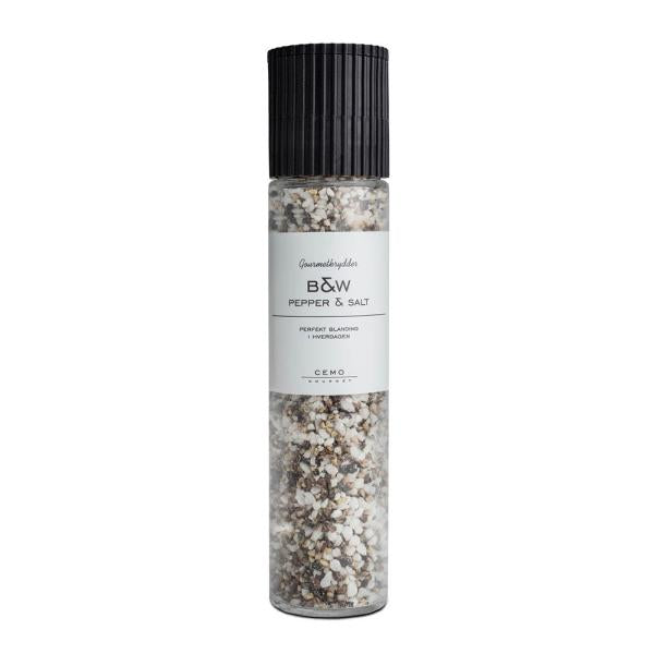 Kvern med B&W pepper og salt 140 g