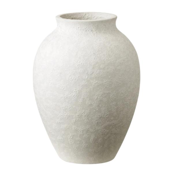 Knabstrup vase 12,5 cm hvit