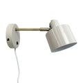 Ocean vegglampe 11,5 cm beige/messing