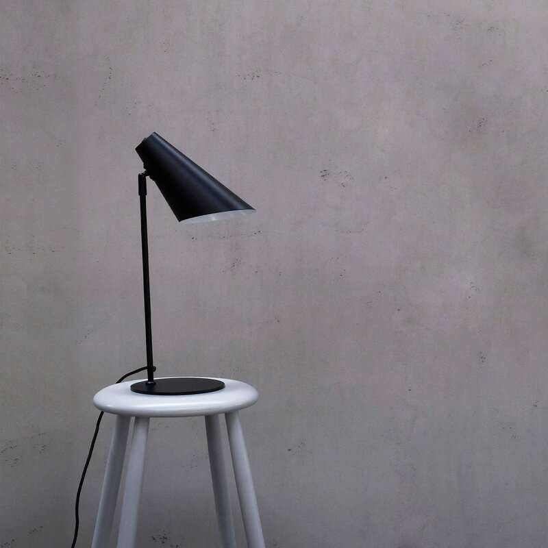 Cale bordlampe 50 cm svart