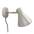 Sleep vegglampe 17 cm beige