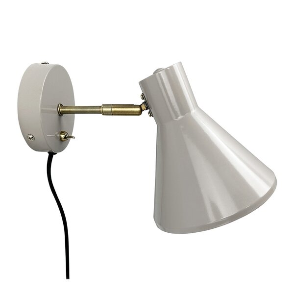 Sleep vegglampe 17 cm beige
