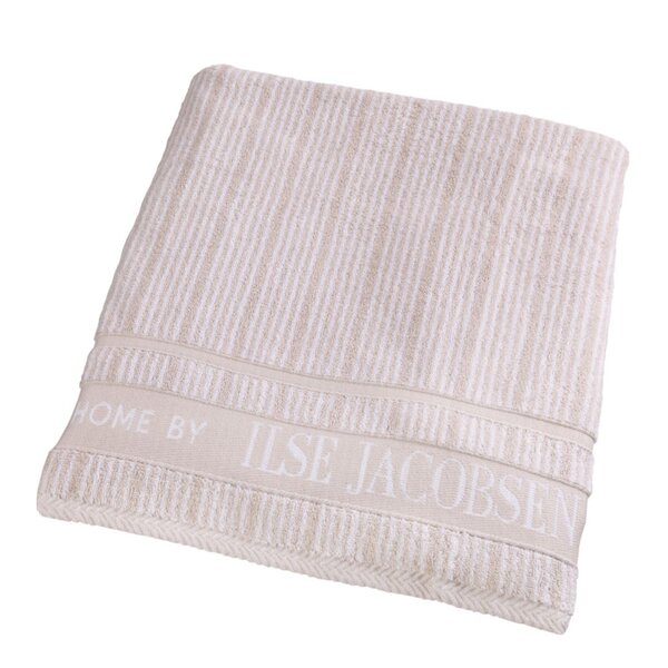 Bath Collection håndkle 70x140 cm sand beige stripes