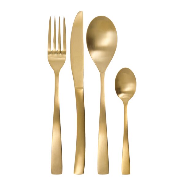 Golden bestikksett 16 deler gylden