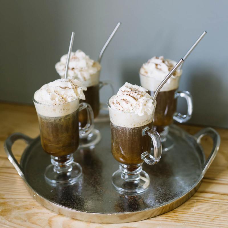 Iona irish coffee sett 4 glass 20 cl 4 sugerør