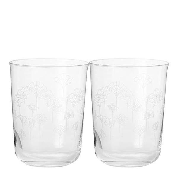 Flower vannglass 44,5 cl 2 stk