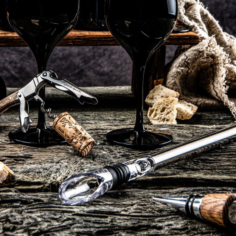 Korketrekker set oak