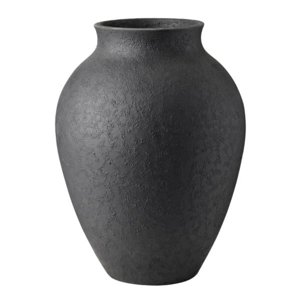 Knabstrup vase 27 cm svart