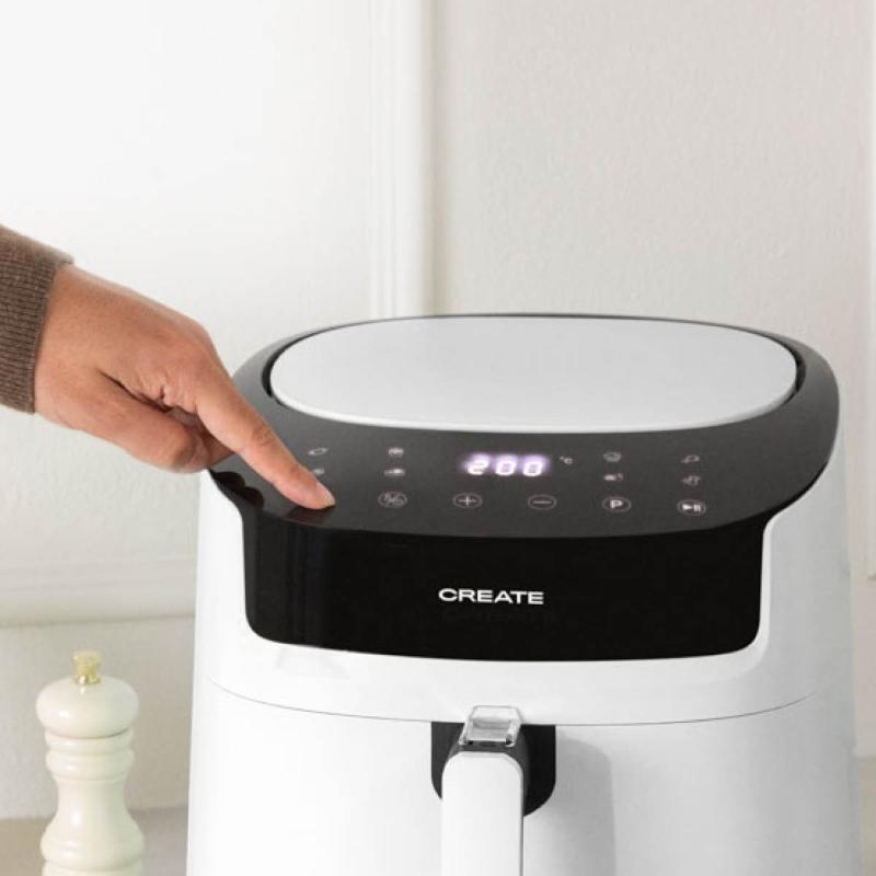 Airfryer single kurv 6,2L hvit
