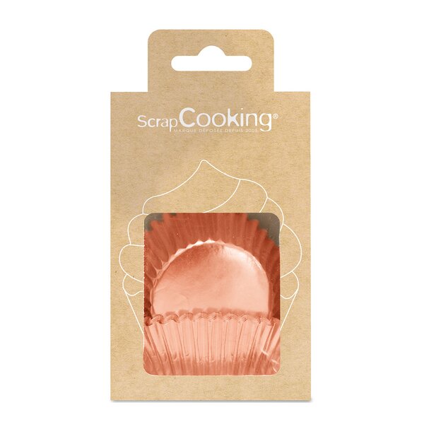 Muffinsform 48 stk rosegull