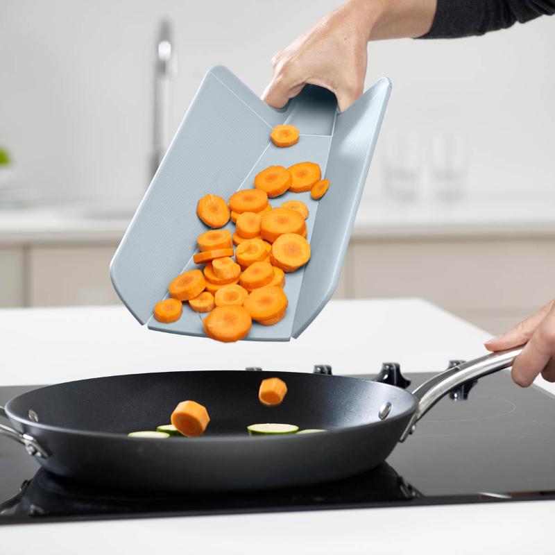 Chop2pot skjærebrett 2 stk blåtoner