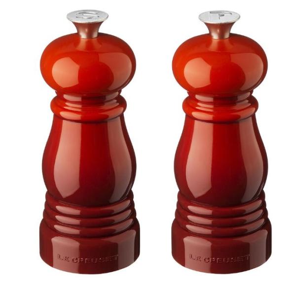 Salt- og pepperkvernsett 11 cm cerise