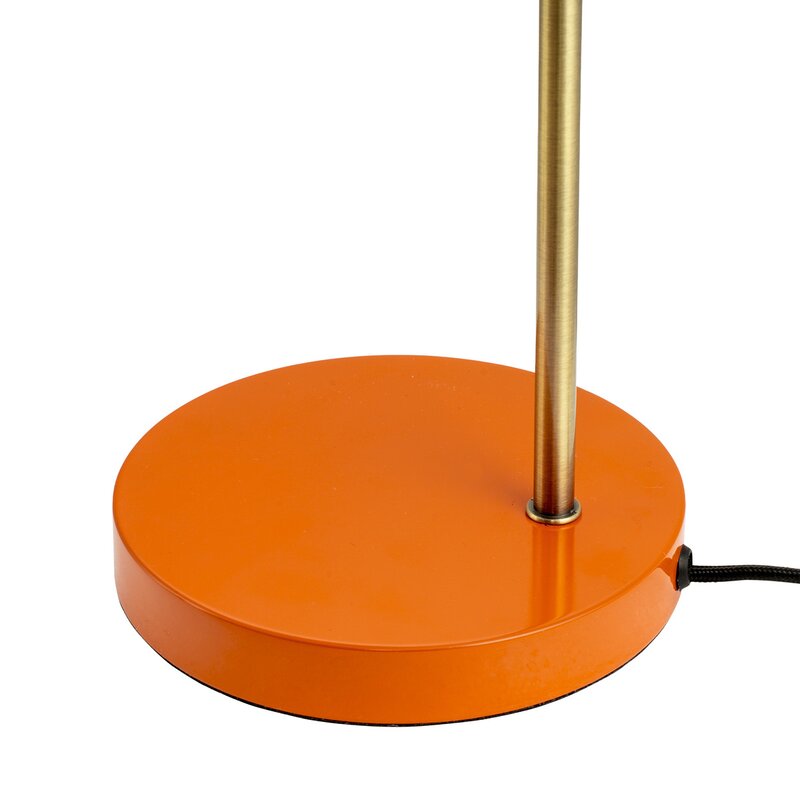 Ocean bordlampe 43 cm orange/messing