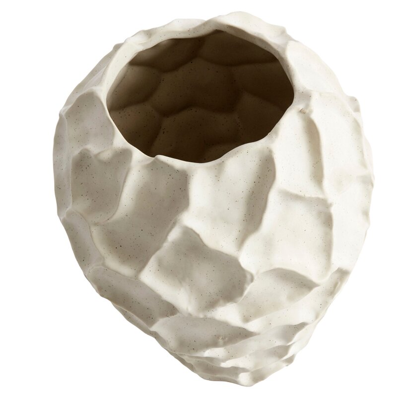 Soil vase 21,5 cm vanilje