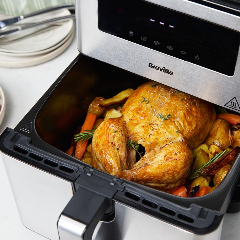 Halo XL digital airfryer 9L stål