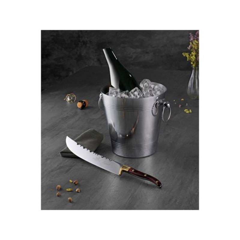 Laguiole champagnesabel 27 cm stål/tre