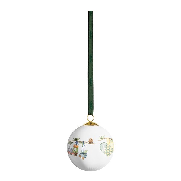 Hammershøi Christmas kule 2024 6 cm hvit
