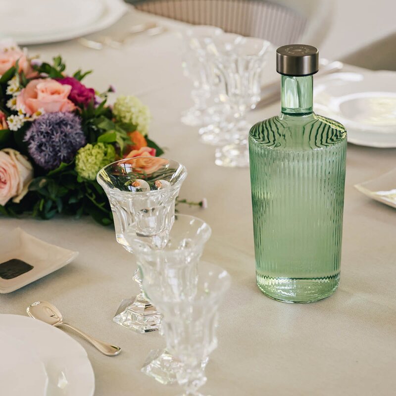 Ribbed Elegance gaveeske Bondi 3 deler grønn