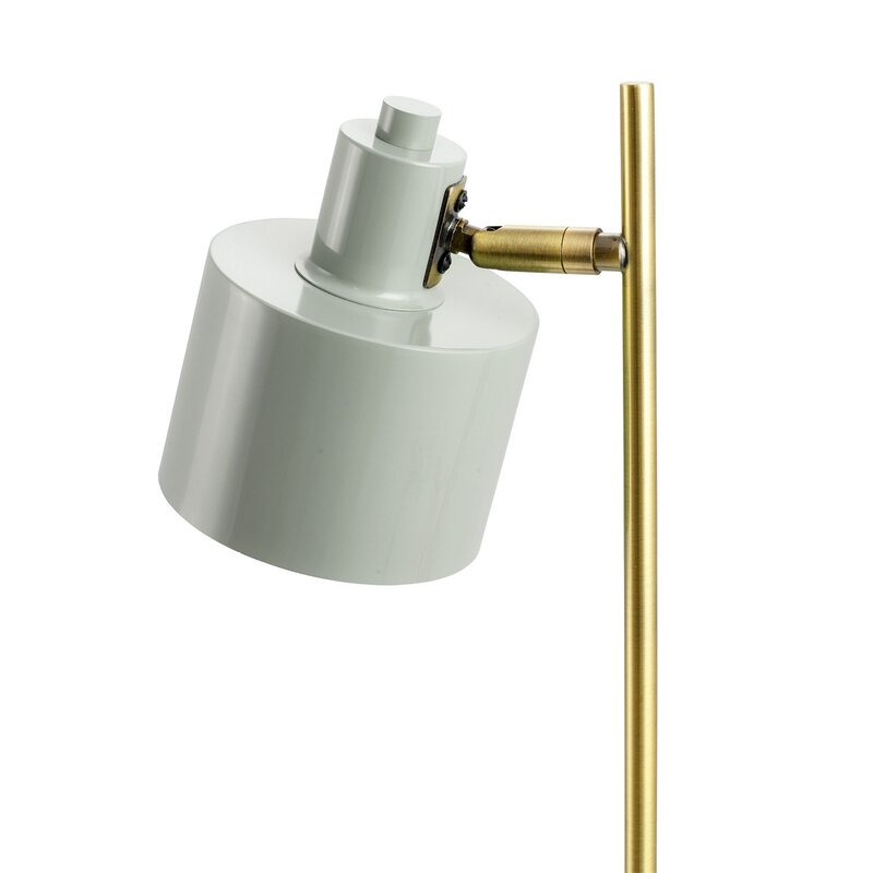 Ocean bordlampe 43 cm olive/messing