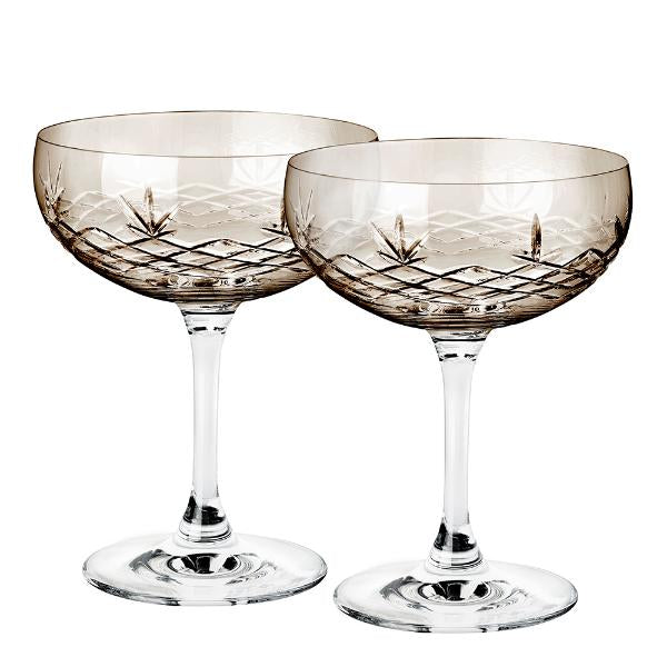 Crispy Gatsby champagneskål 30 cl 2 stk copal