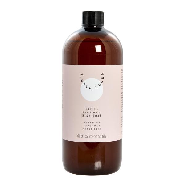 Geranium refill oppvasksåpe 1000 ml lys rosa