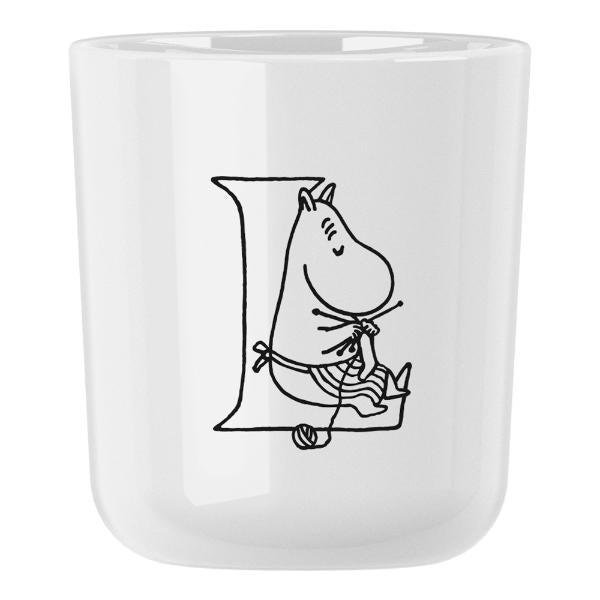 Moomin ABC krus L 20 cl hvit