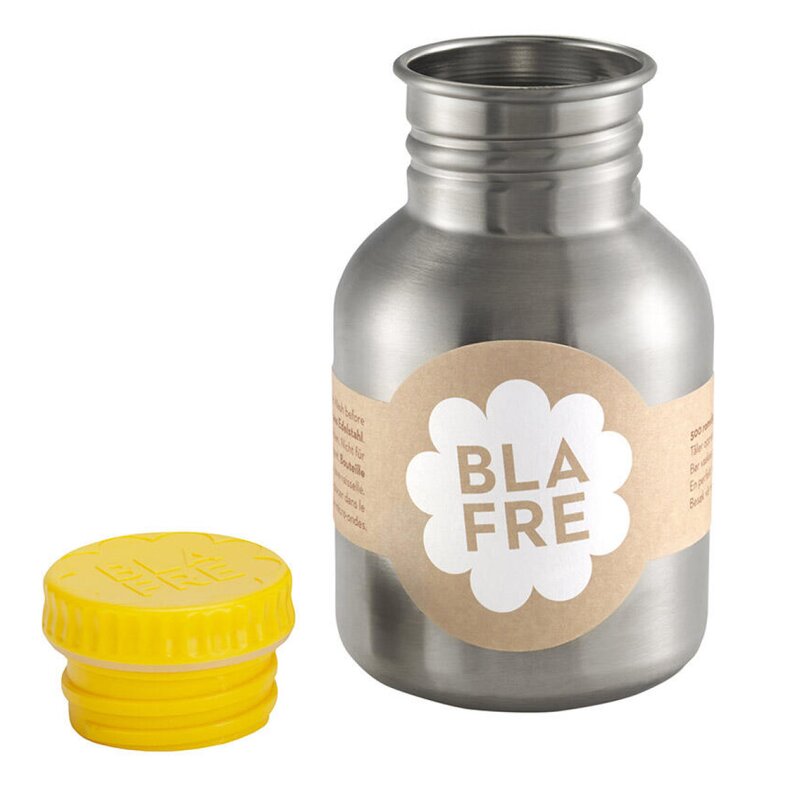 Stålflaske 300 ml gul