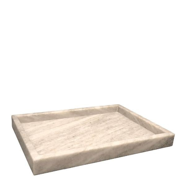 Marmaros fat firkantet beige