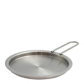 Tallerkenlokk 16 cm rustfritt stål