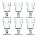 Abeille glass med stett 35 cl 6 stk